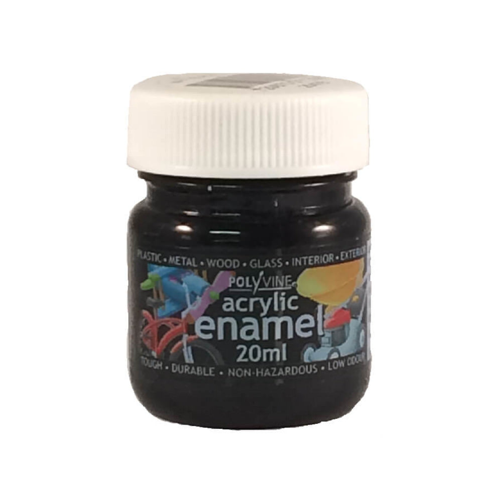 Polyvine Acrylic Enamel Multi Surface Paint Yellow 50ml Acrylic