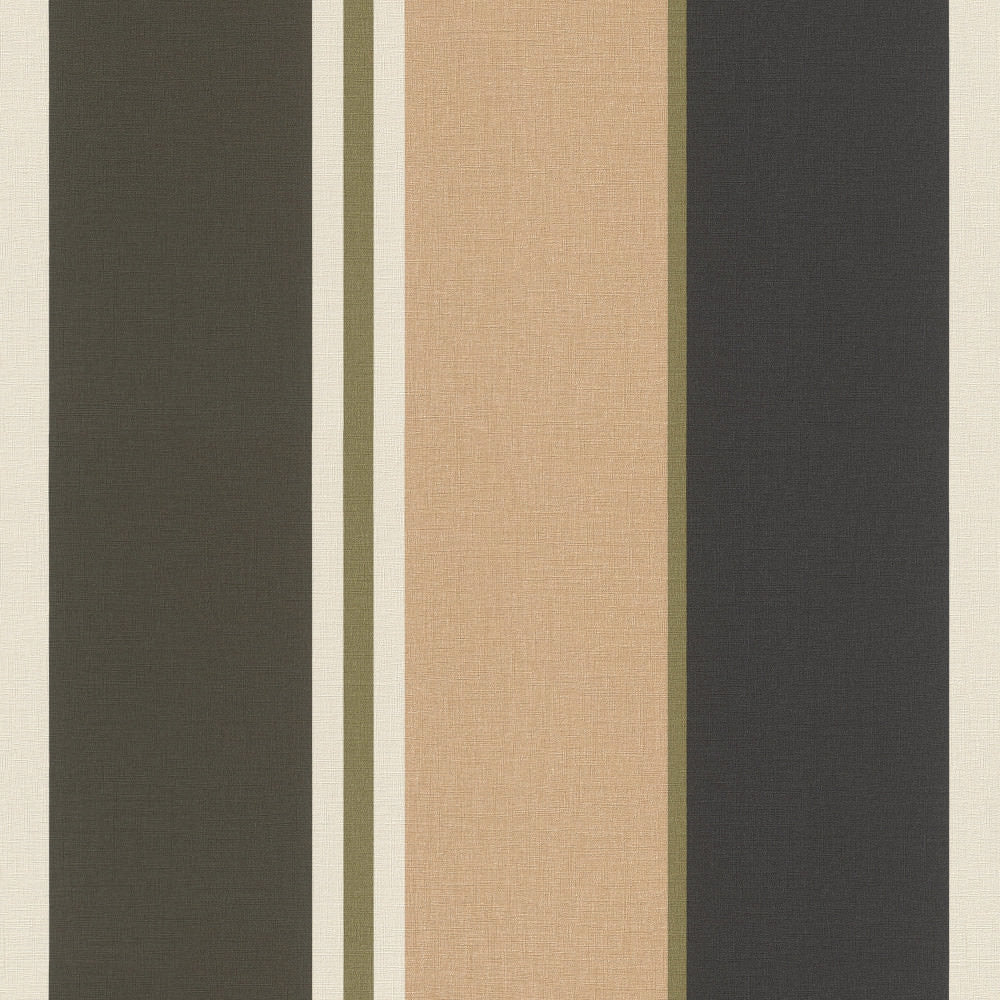 Rasch Wallpaper 539042 Club Botanique Club Stripes Beige