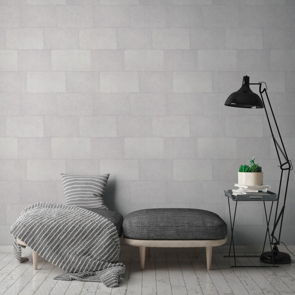 AS Creation Wallpaper 382012 Stone Effect Solid Vinyl