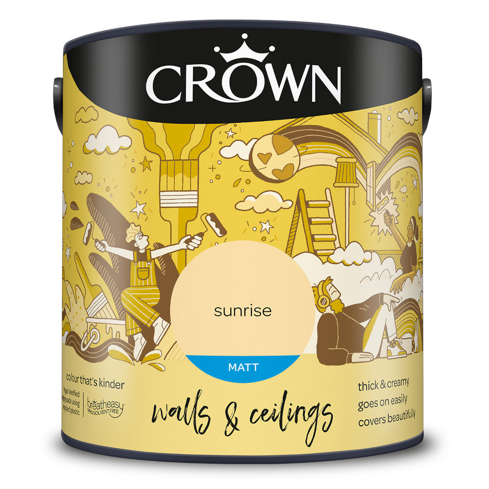 Crown Walls & Ceilings Emulsion Sunrise