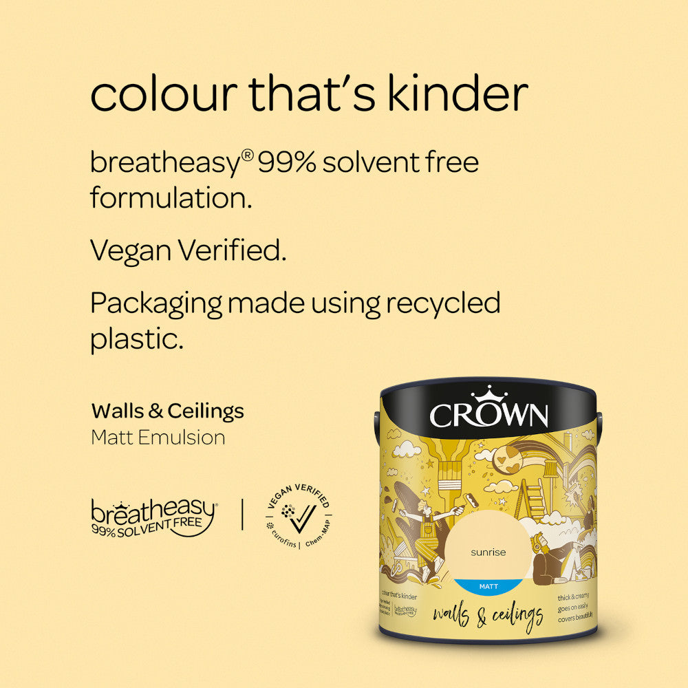 Crown Walls & Ceilings Emulsion Sunrise