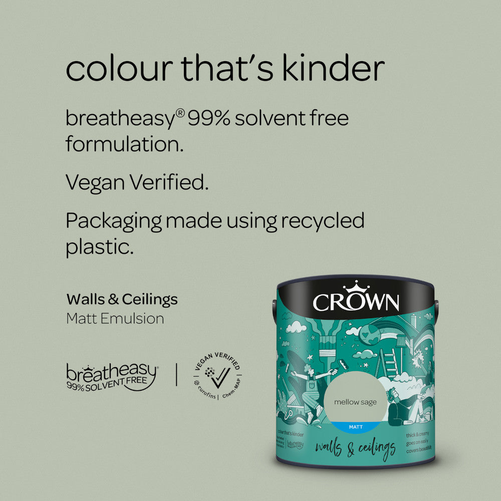 Crown Walls & Ceilings Emulsion Mellow Sage