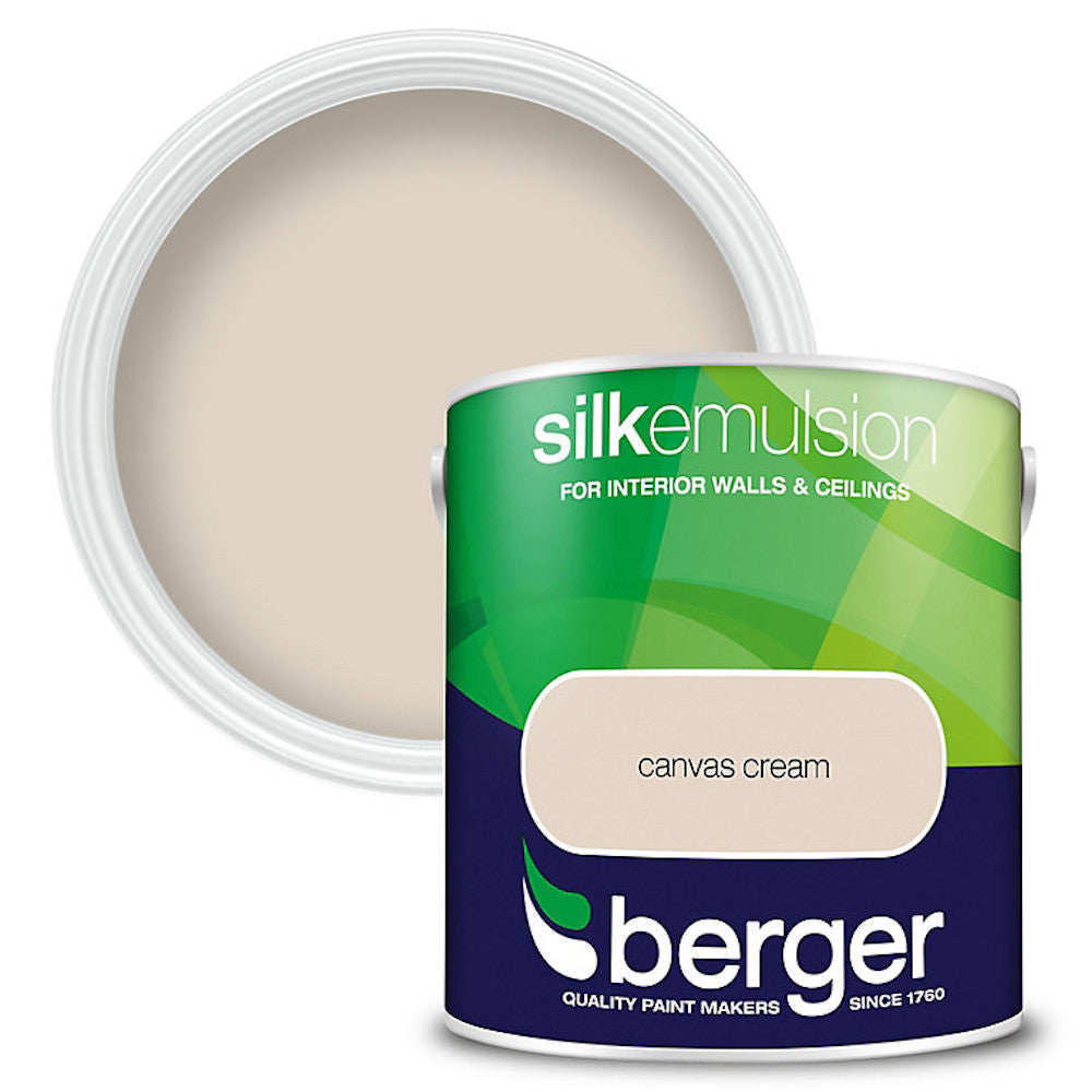 Berger Interior Emulsion Canvas Cream 2.5L Silk