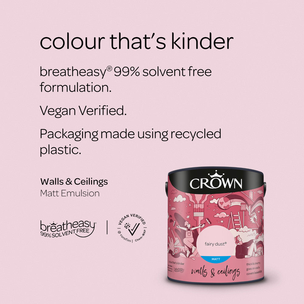 Crown Walls & Ceilings Emulsion Fairy Dust