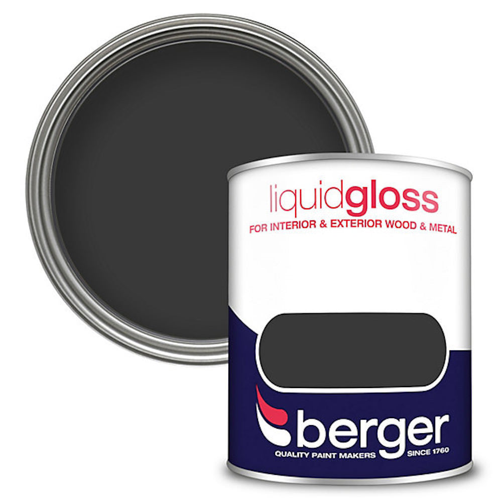 Berger Liquid Gloss Black 750ml Black