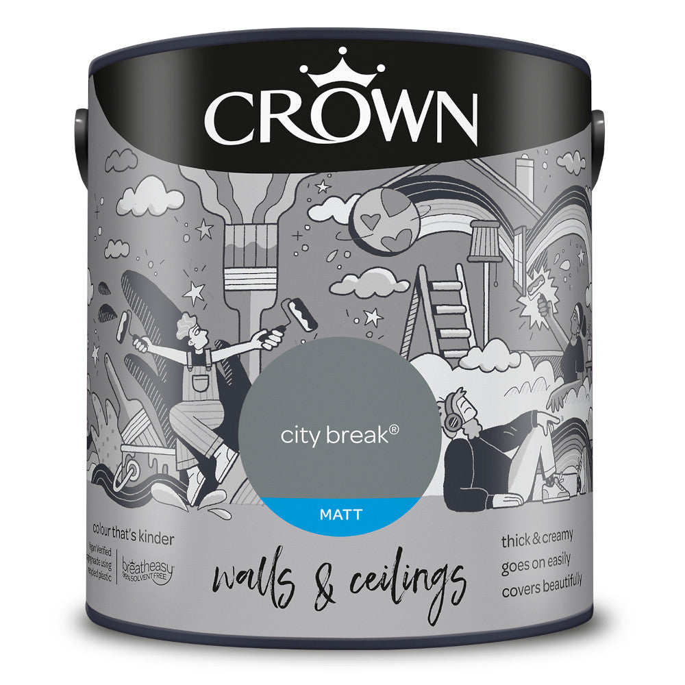 Crown Walls & Ceilings Emulsion City Break