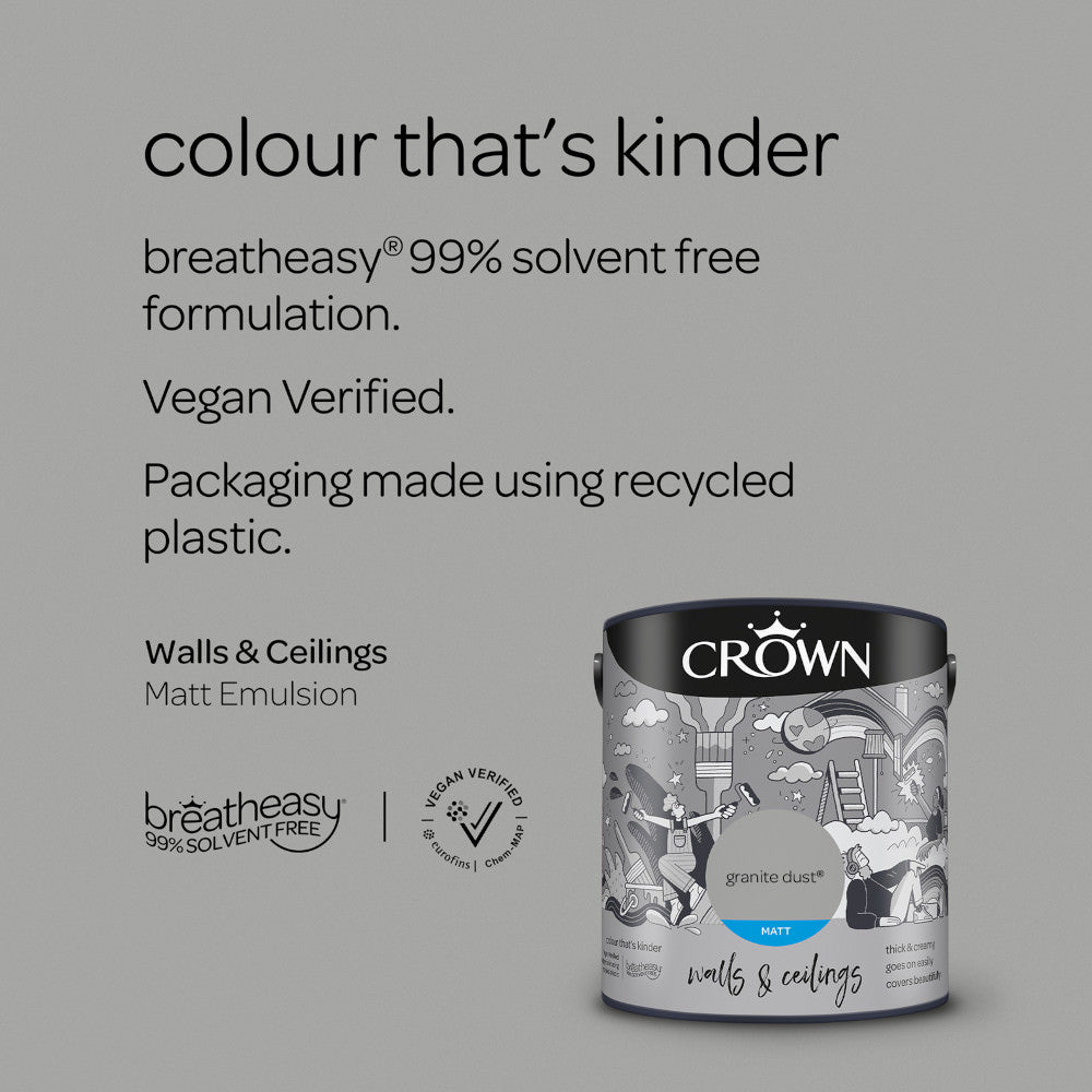 Crown Walls & Ceilings Emulsion Granite Dust