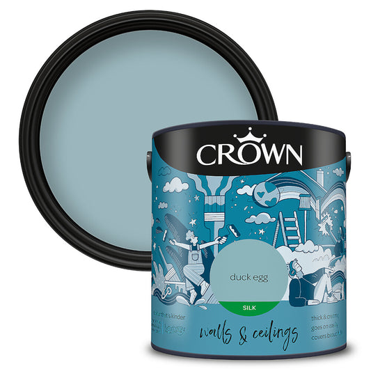 Crown Walls & Ceilings Emulsion Duck Egg