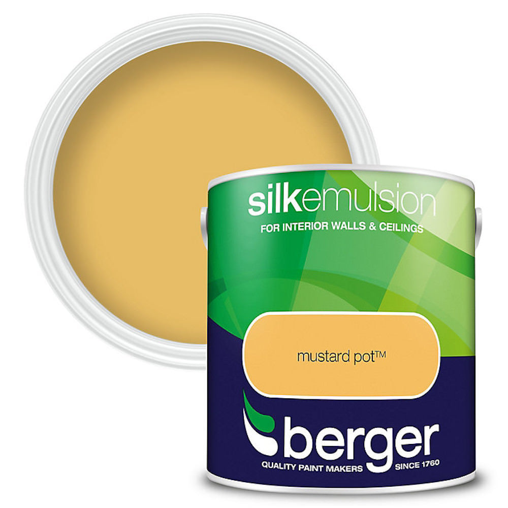 Berger Interior Emulsion Mustard Pot 2.5L Silk