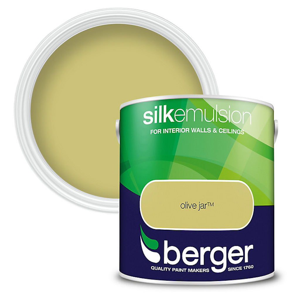 Berger Interior Emulsion Olive Jar 2.5L Silk