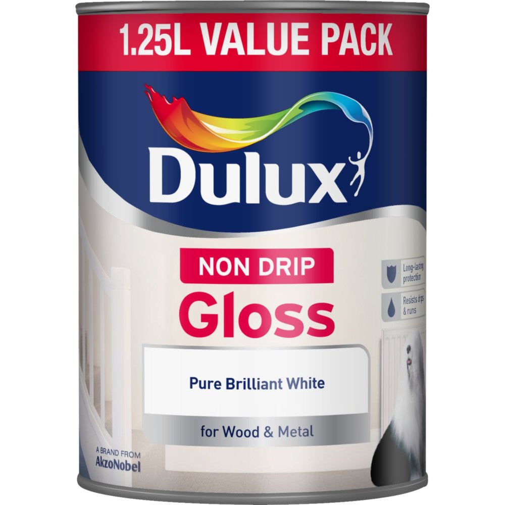 Dulux Non Drip Gloss Brilliant White
