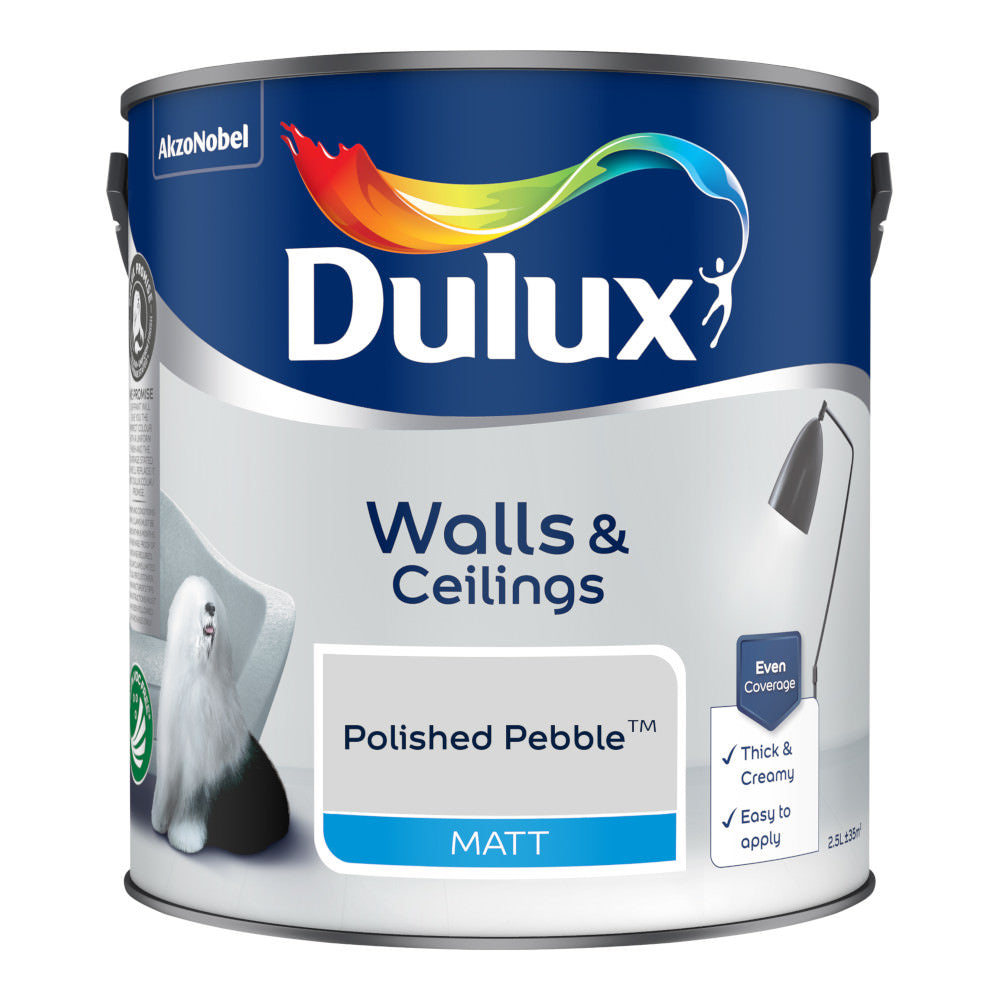 Dulux Emulsion Paint Polished Pebble 2.5L Matt