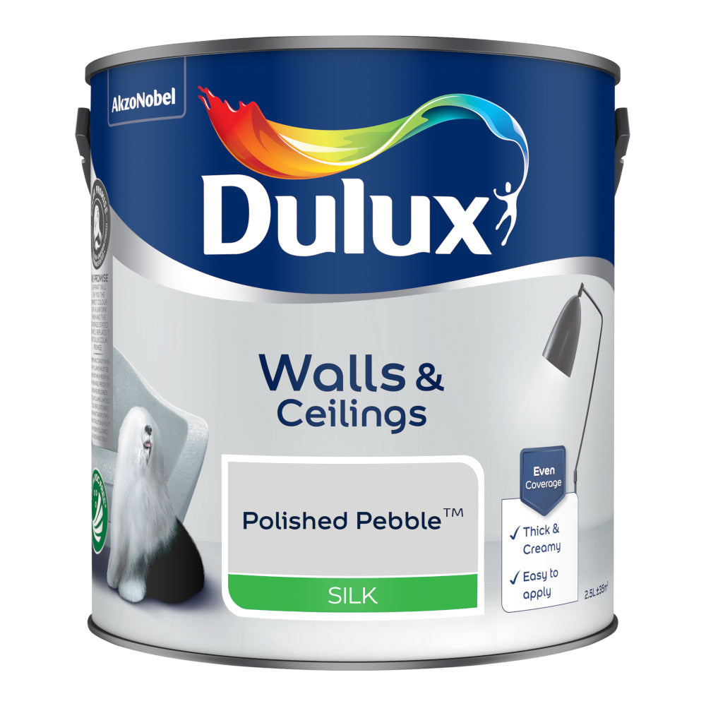 Dulux Emulsion Paint Polished Pebble 2.5L Silk