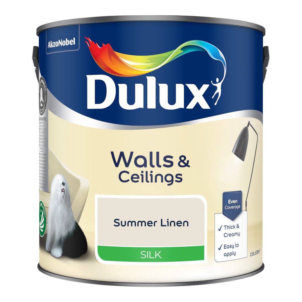 Dulux Emulsion Paint Summer Linen 2.5L Silk