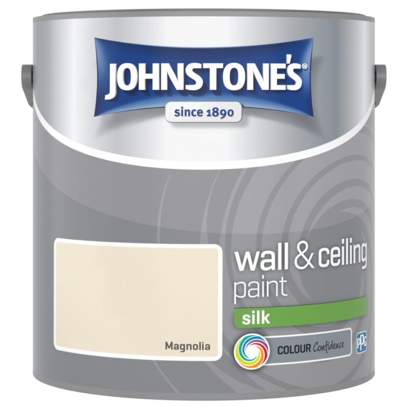 Johnstones Interior Emulsion Magnolia 2.5L Silk