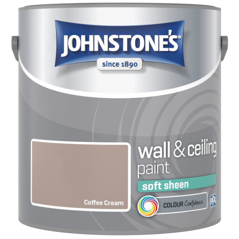 Johnstones Interior Emulsion Coffee Cream 2.5L Soft Sheen