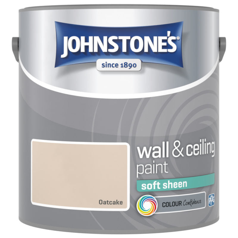 Johnstones Interior Emulsion Oatcake 2.5L Soft Sheen