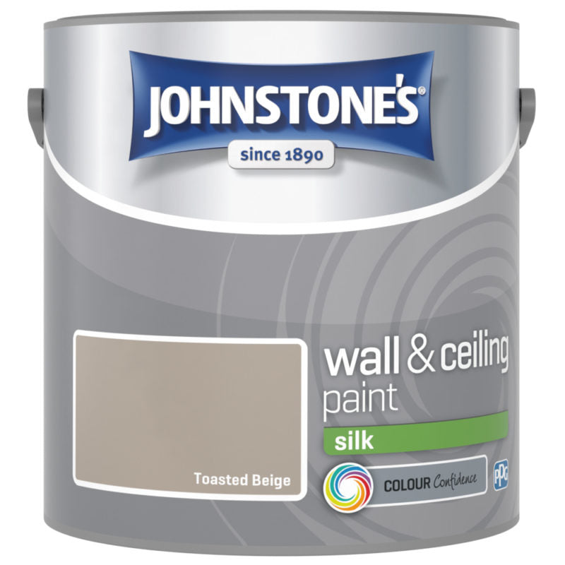 Johnstones Interior Emulsion Toasted Beige 2.5L Silk