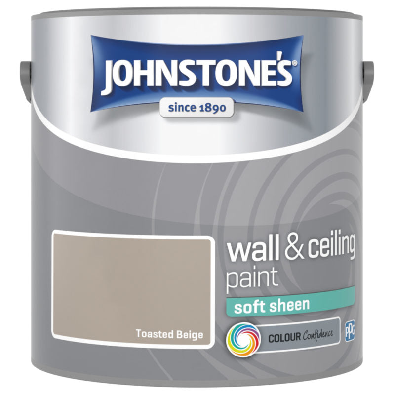 Johnstones Interior Emulsion Toasted Beige 2.5L Soft Sheen