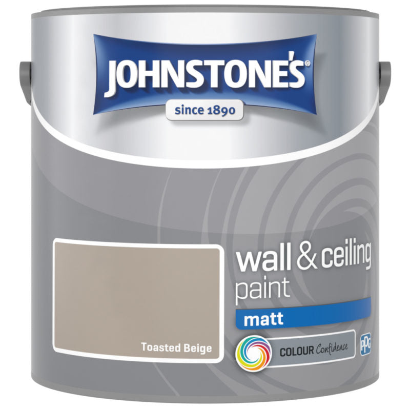 Johnstones Interior Emulsion Toasted Beige 2.5L Matt