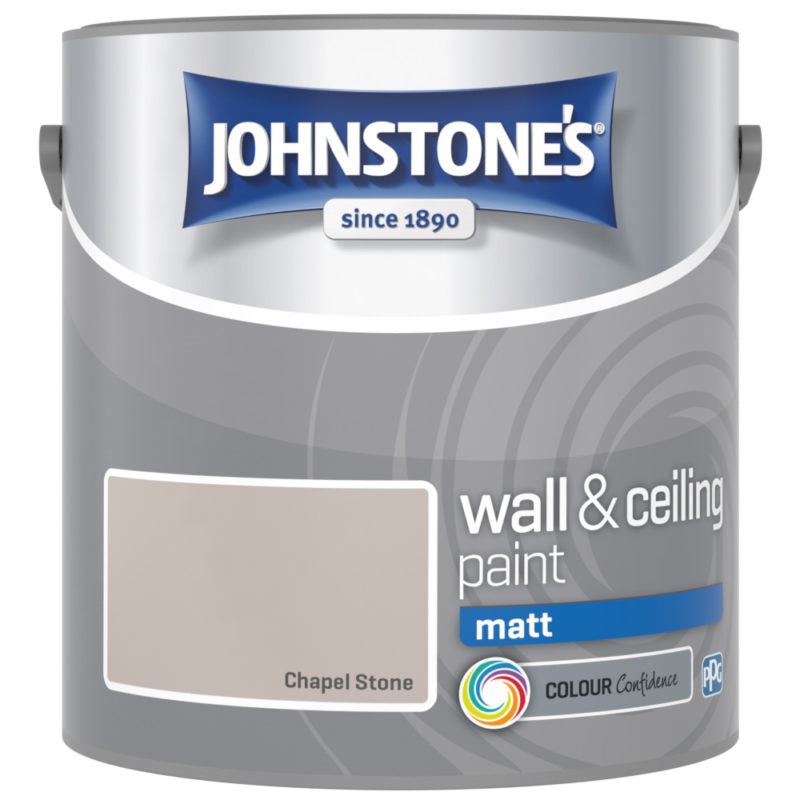 Johnstones Interior Emulsion Chapel Stone 2.5L Matt