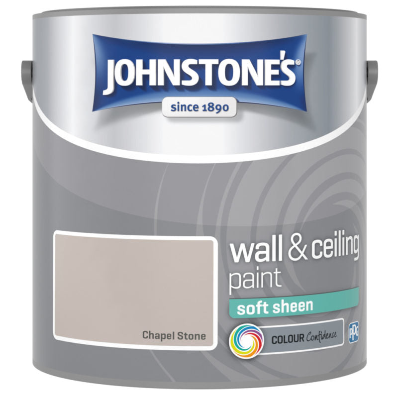 Johnstones Interior Emulsion Chapel Stone 2.5L Soft Sheen
