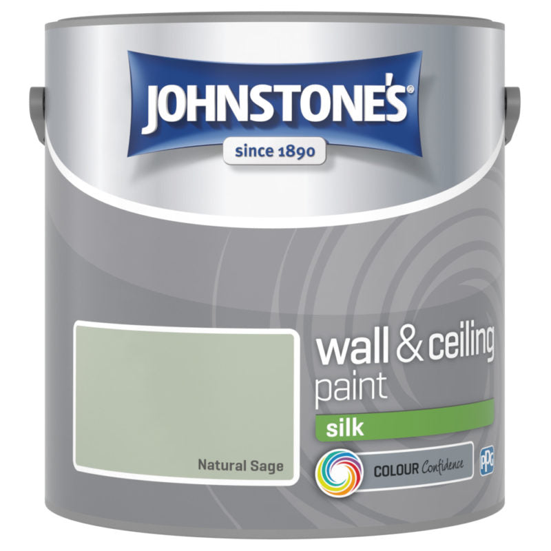 Johnstones Interior Emulsion Natural Sage 2.5L Silk