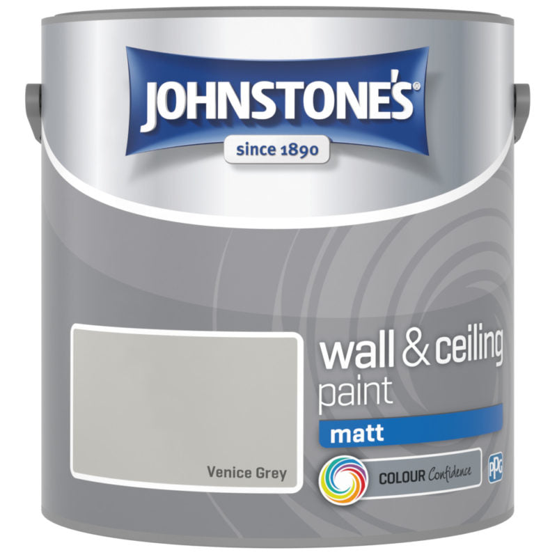 Johnstones Interior Emulsion Venice Grey 2.5L Matt