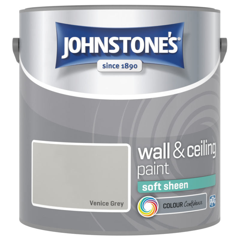 Johnstones Interior Emulsion Venice Grey 2.5L Soft Sheen