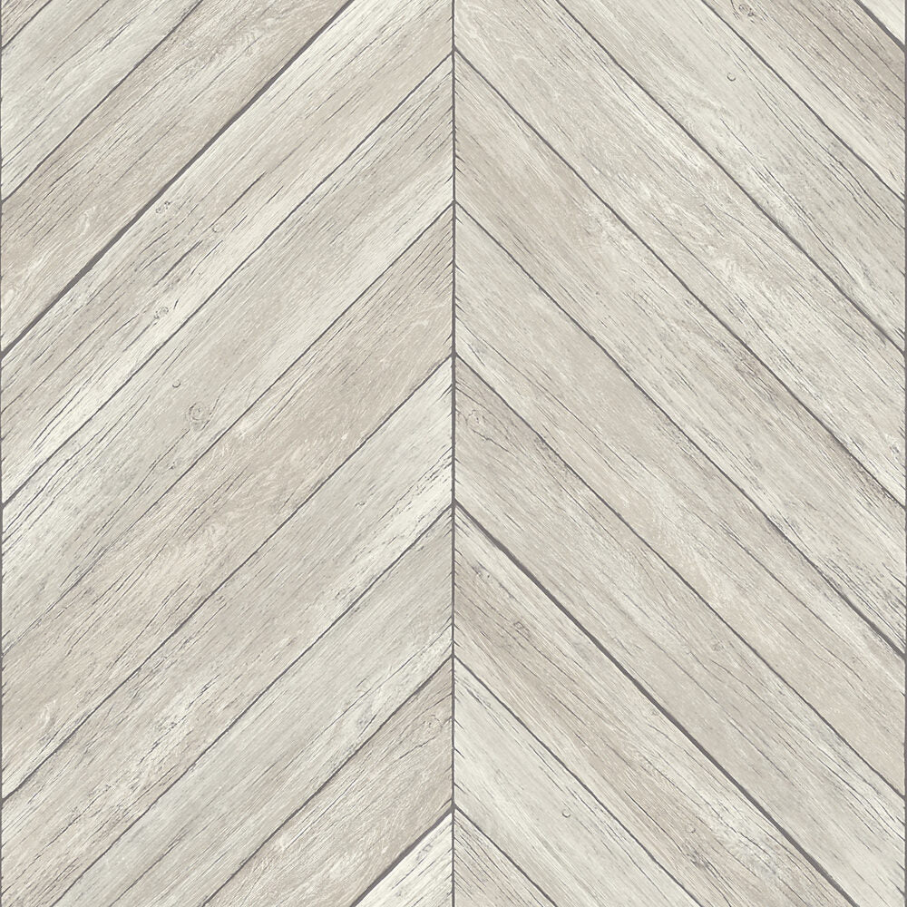 This image shows product Fine Decor Wallpaper FD24005 Restored Parisian Parquet Light Grey