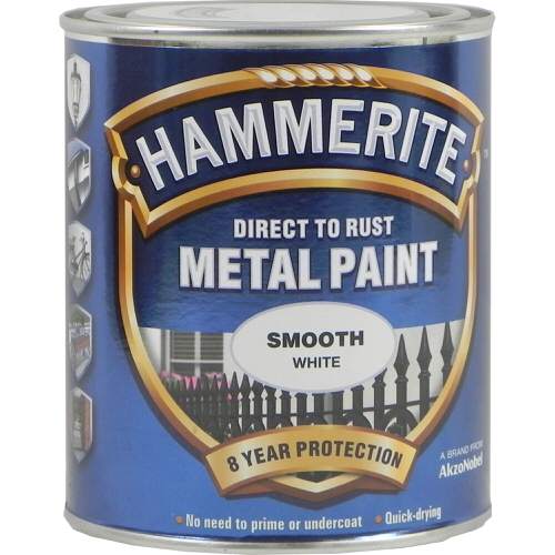 Hammerite Metal Paint Smooth Black