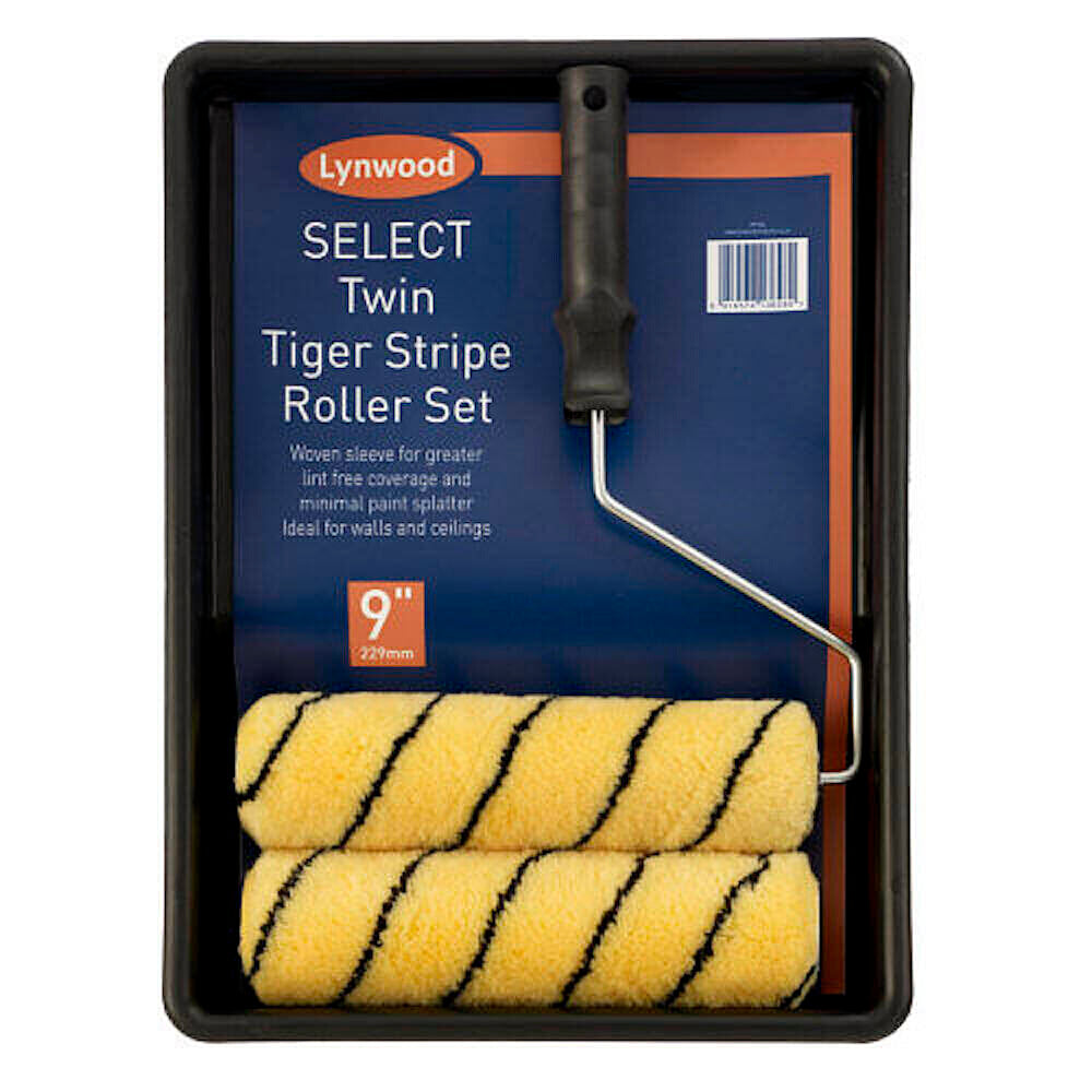 9" Tiger Roller Set Twin Sleeves