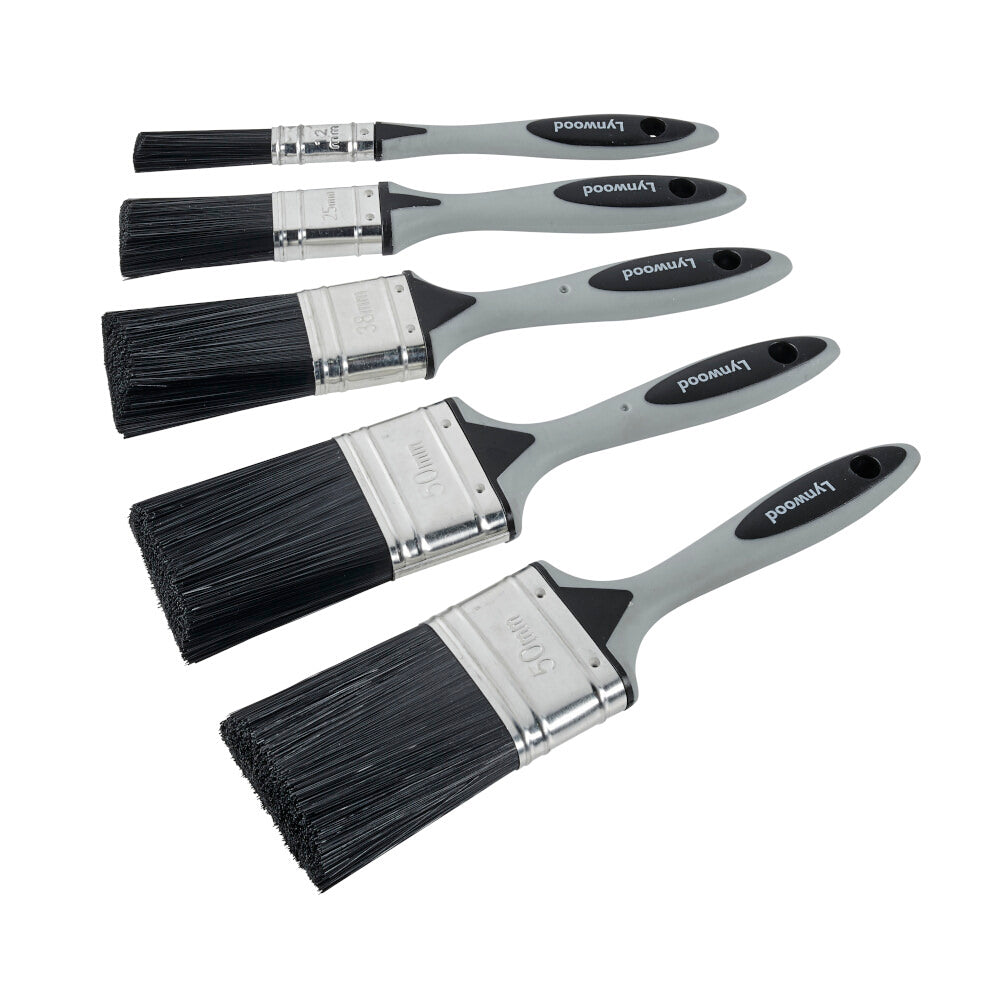 No Bristle Loss 5 Pack - ½",1",1½", 2x2"