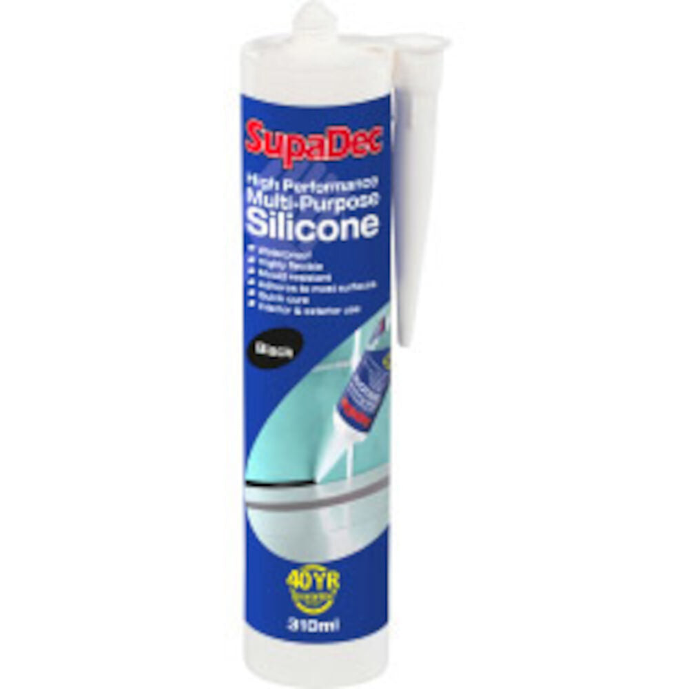 Supadec Multi-Purpose Silicone Sealant Black