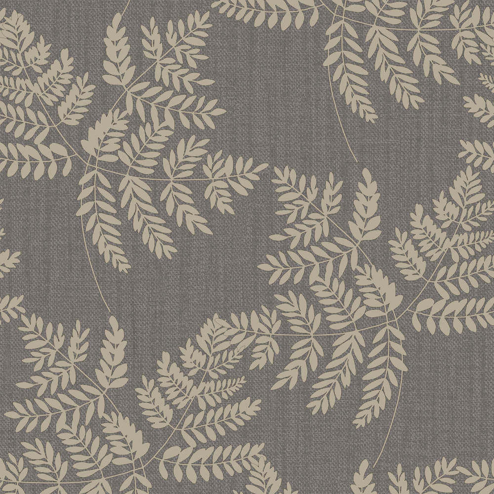 Belgravia Wallpaper 2148 Anaya Fern Charcoal