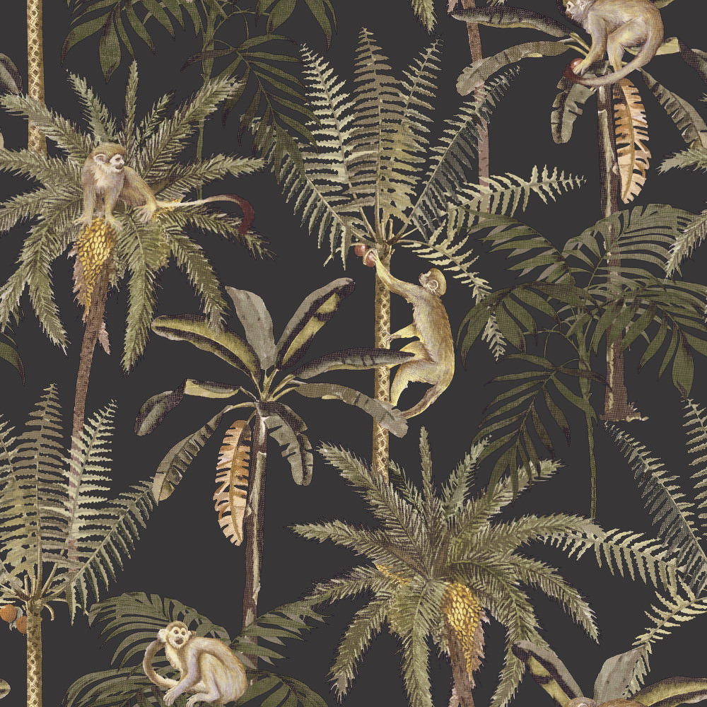 Holden Wallpaper 91102 Ateles Charcoal