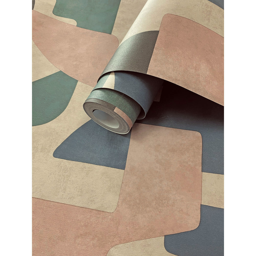 Holden Wallpaper 91713 Linnet Taupe Aqua