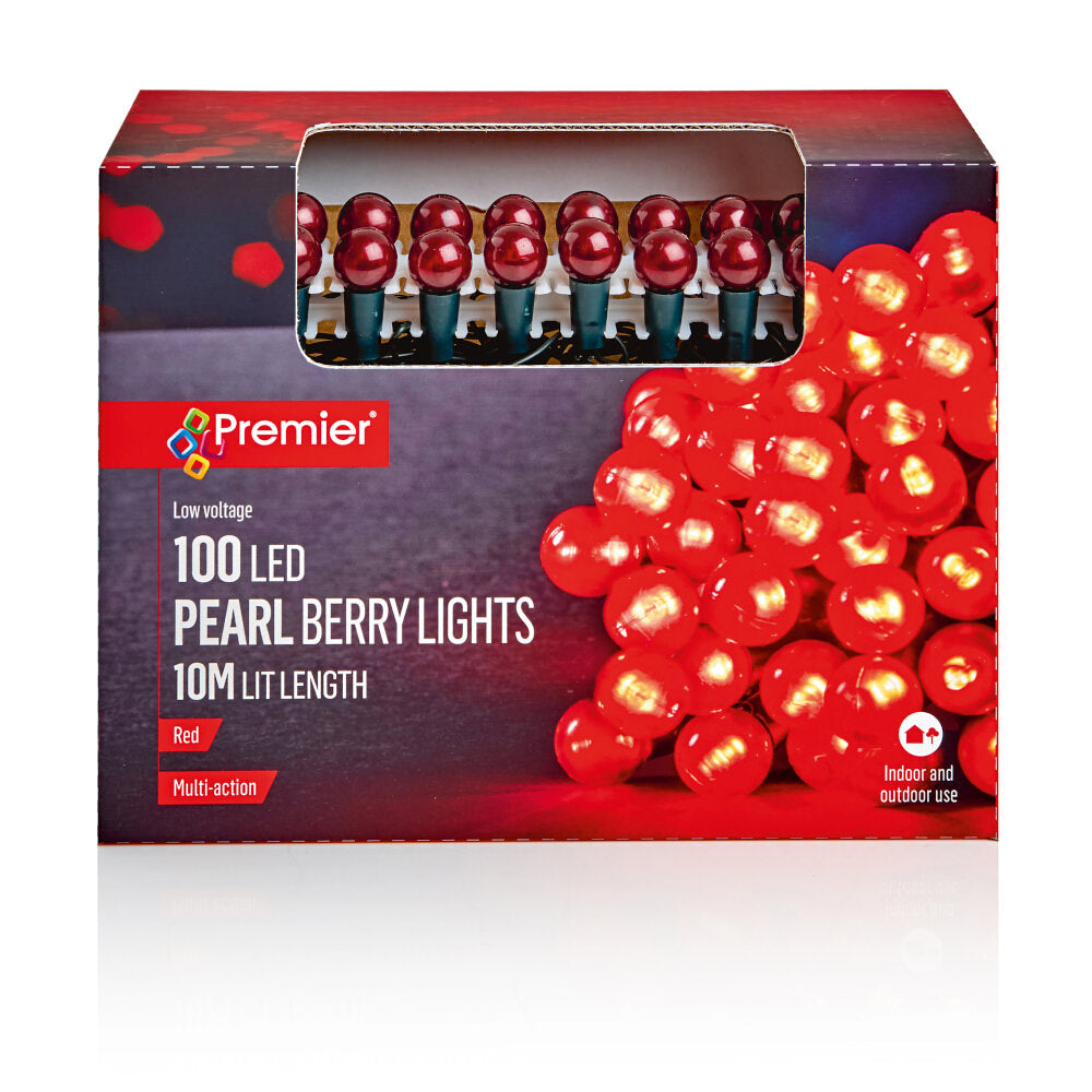 100L Red Pearl Berry Light