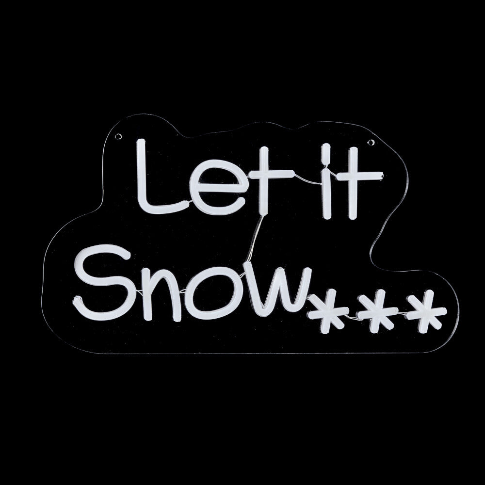 Let It Snow Neon Sign
