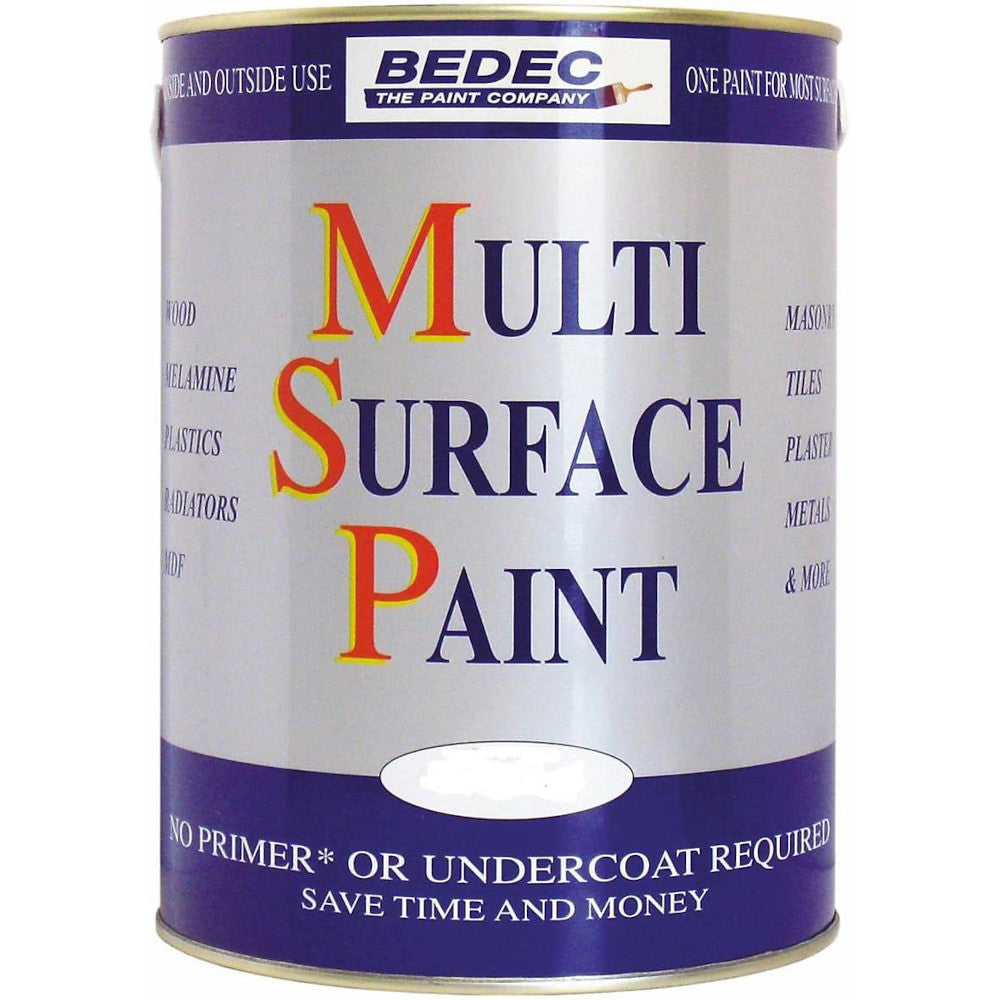 Bedec Multi Surface Paint Soft White 750ml Satin