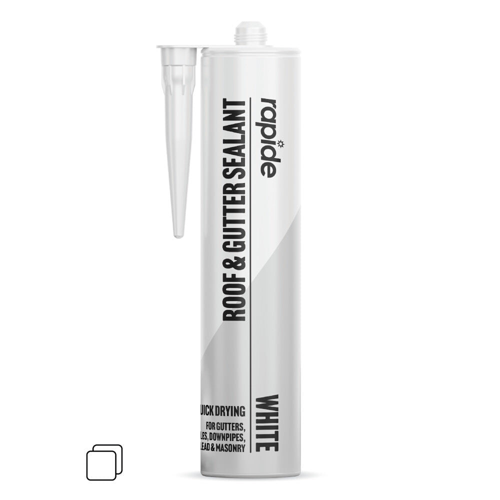Rapide Cartridge Roof & Gutter Sealant White