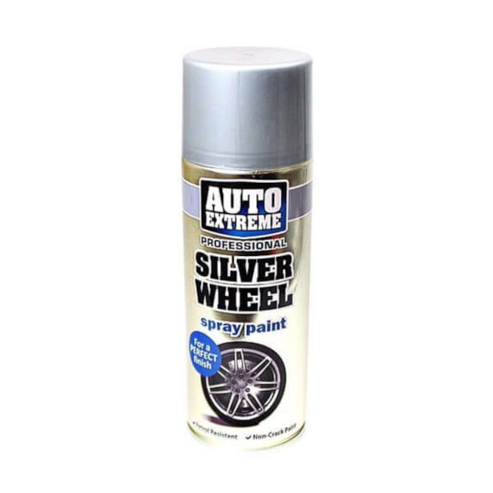 Auto Extreme Wheel Spray Paint Silver 400ml Silver