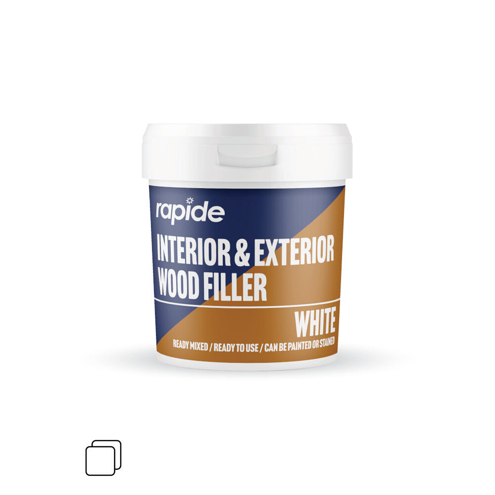 White Wood Filler Tub
