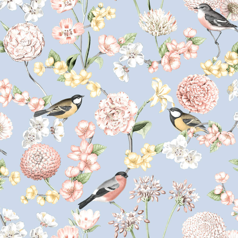 Debona Wallpaper 5031 Limoges Blue