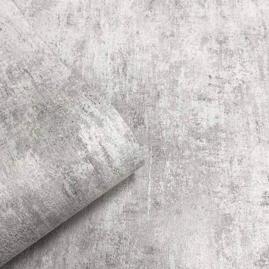 This image shows product Muriva Wallpaper 209101 Phelan Texture Blown Vinyl Grey