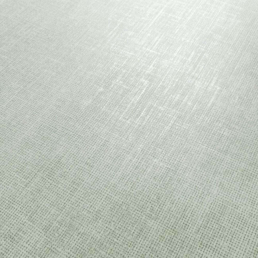 This image shows product Muriva Wallpaper 173537 Linen Texture Green Darcy James