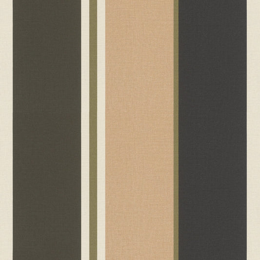 Rasch Wallpaper 539042 Club Botanique Club Stripes Beige 
