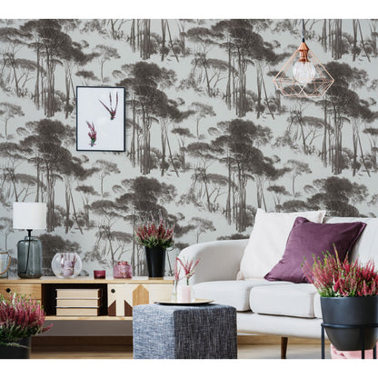 AS Creation Wallpaper 376511 Chantemur Solid Vinyl 