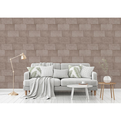 AS Creation Wallpaper 382013 Stone Effect Solid Vinyl 