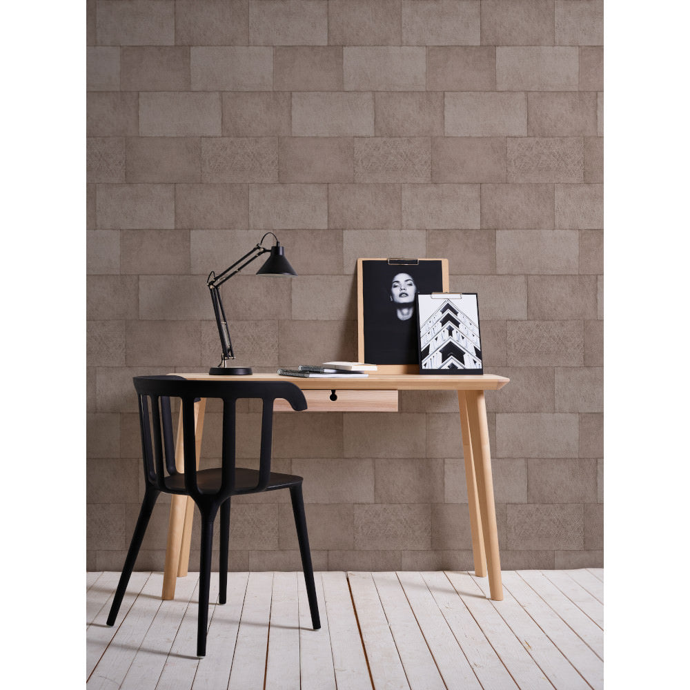 AS Creation Wallpaper 382013 Stone Effect Solid Vinyl 